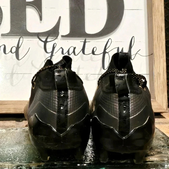 Adidas Men's Adizero 8.0 Burner Football Cleats Black Gold Purple Mens Sz 13 - Picture 4 of 7